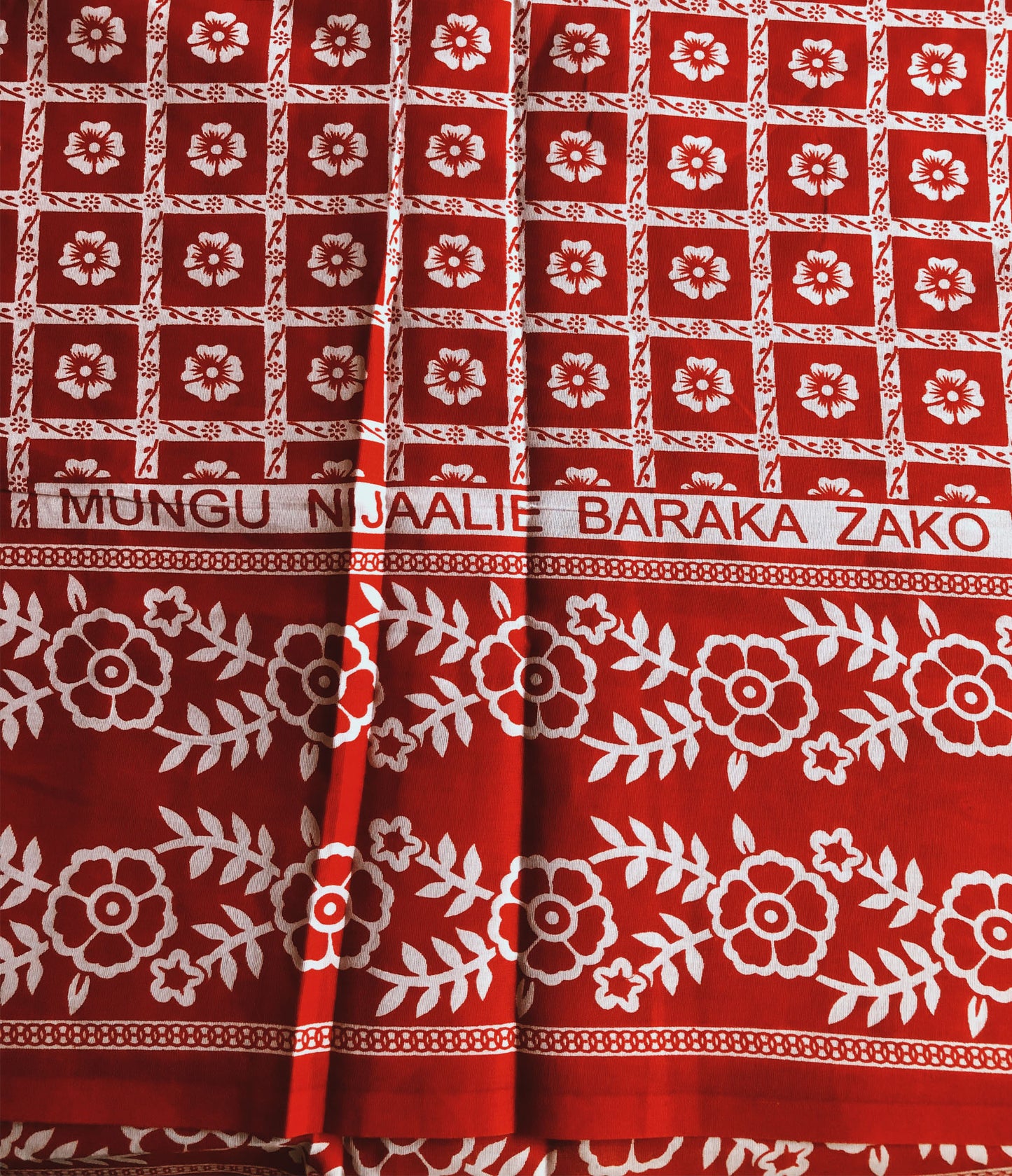 Red Kanga Textile