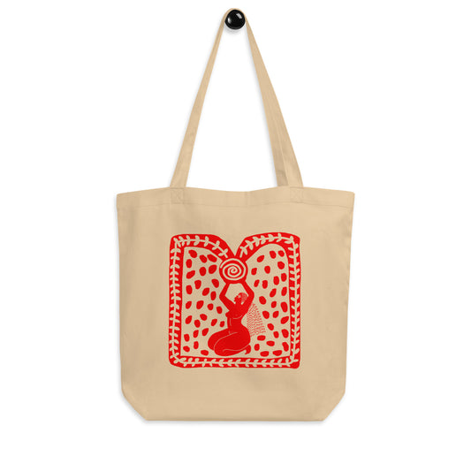 The Red Lady Tote Bag